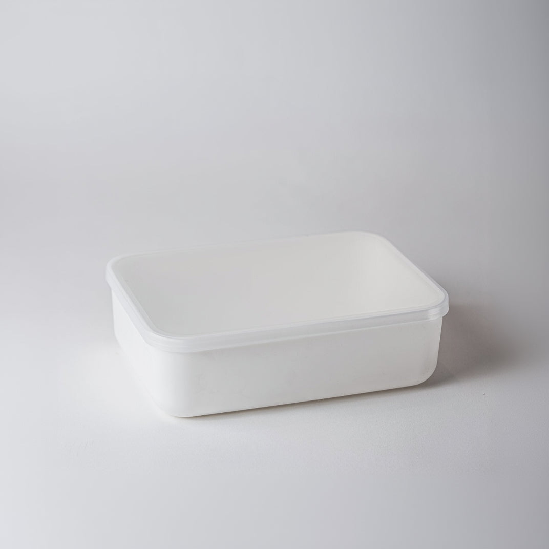 Smart Storage Small White Flat Storage Box