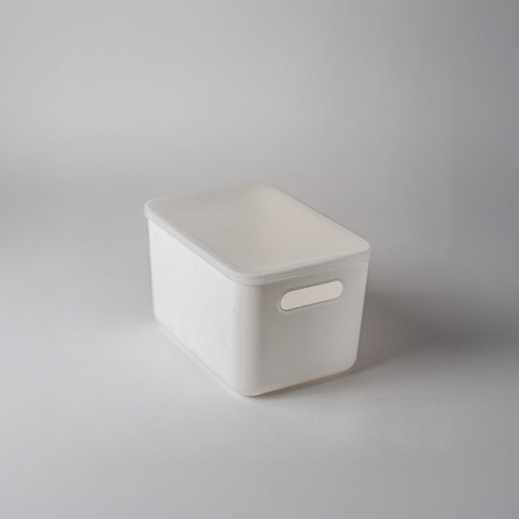 Smart Storage Small White Handled Storage Box